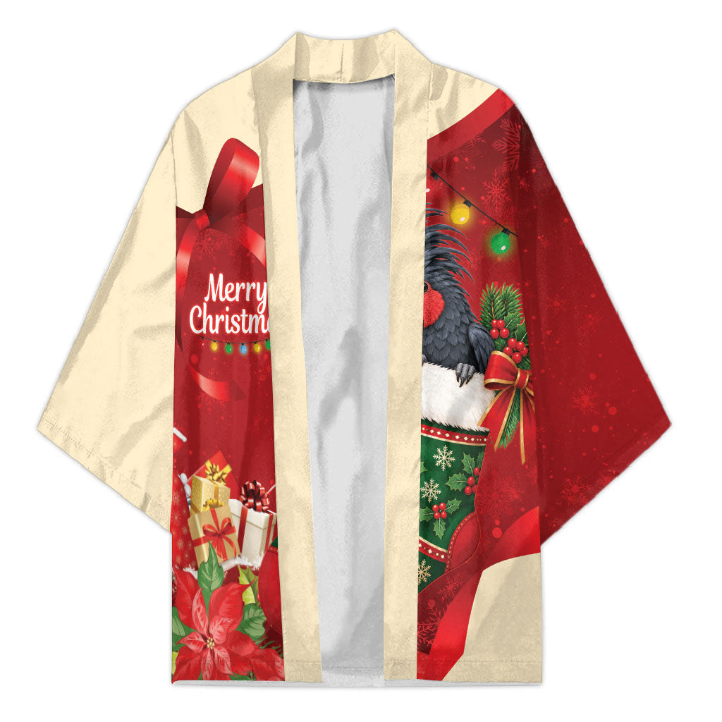 Palm Cockatoo Christmas Australia Kimono Aussie Xmas Sock Coquette Bow