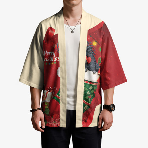 Palm Cockatoo Christmas Australia Kimono Aussie Xmas Sock Coquette Bow
