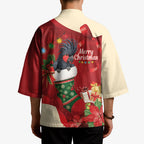 Palm Cockatoo Christmas Australia Kimono Aussie Xmas Sock Coquette Bow