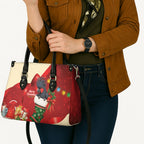 Palm Cockatoo Christmas Australia Leather Bag Aussie Xmas Sock Coquette Bow