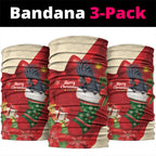 Palm Cockatoo Christmas Australia Neck Gaiter Aussie Xmas Sock Coquette Bow