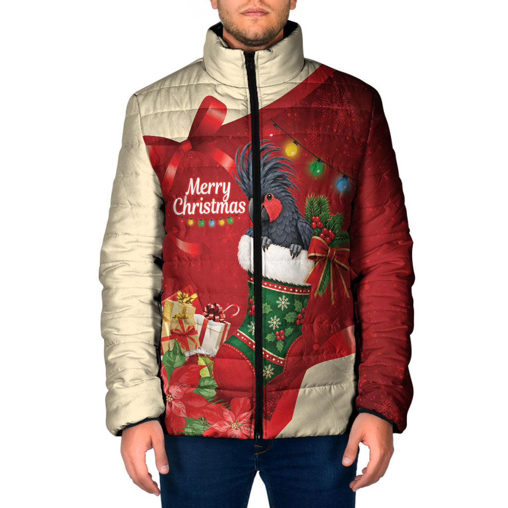 Palm Cockatoo Christmas Australia Padded Jacket Aussie Xmas Sock Coquette Bow