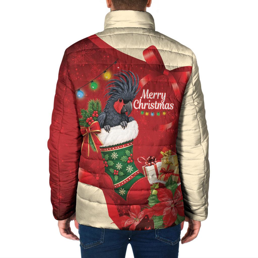 Palm Cockatoo Christmas Australia Padded Jacket Aussie Xmas Sock Coquette Bow