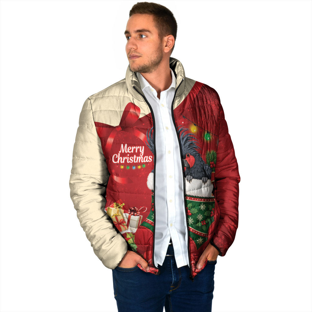 Palm Cockatoo Christmas Australia Padded Jacket Aussie Xmas Sock Coquette Bow