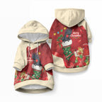 Palm Cockatoo Christmas Australia Pet Hoodie Aussie Xmas Sock Coquette Bow