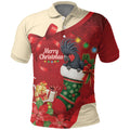 Palm Cockatoo Christmas Australia Polo Shirt Aussie Xmas Sock Coquette Bow
