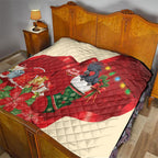Palm Cockatoo Christmas Australia Quilt Aussie Xmas Sock Coquette Bow