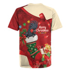 Palm Cockatoo Christmas Australia Rugby Jersey Aussie Xmas Sock Coquette Bow