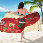 Palm Cockatoo Christmas Australia Sarong Aussie Xmas Sock Coquette Bow
