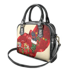 Palm Cockatoo Christmas Australia Shoulder Handbag Aussie Xmas Sock Coquette Bow