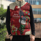 Palm Cockatoo Christmas Australia Sleeveless Puffer Jacket Aussie Xmas Sock Coquette Bow