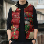 Palm Cockatoo Christmas Australia Sleeveless Puffer Jacket Aussie Xmas Sock Coquette Bow