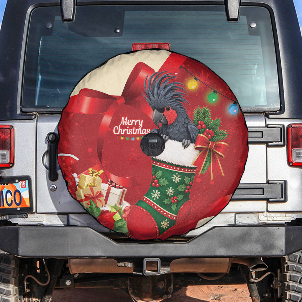 Palm Cockatoo Christmas Australia Spare Tire Cover Aussie Xmas Sock Coquette Bow