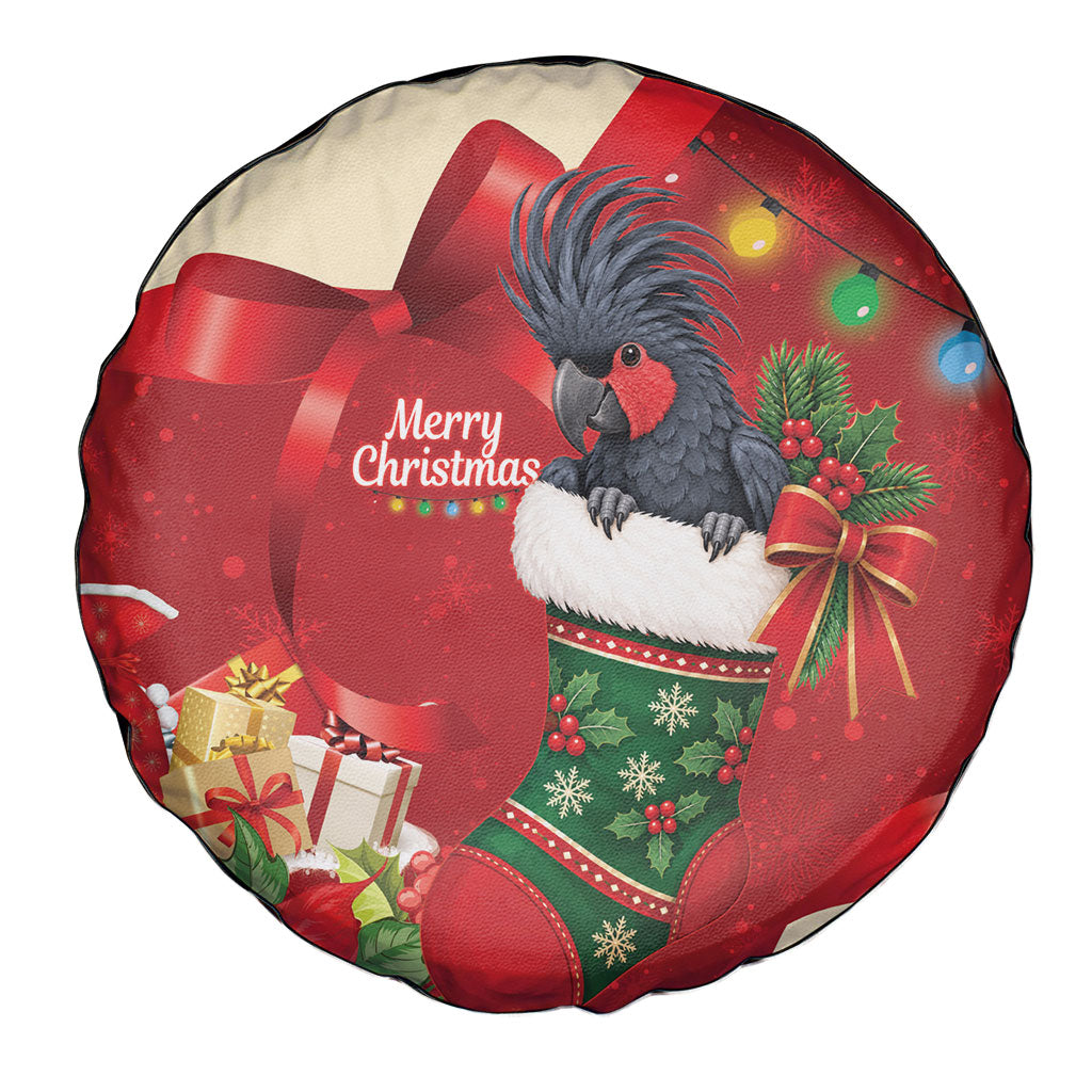 Palm Cockatoo Christmas Australia Spare Tire Cover Aussie Xmas Sock Coquette Bow