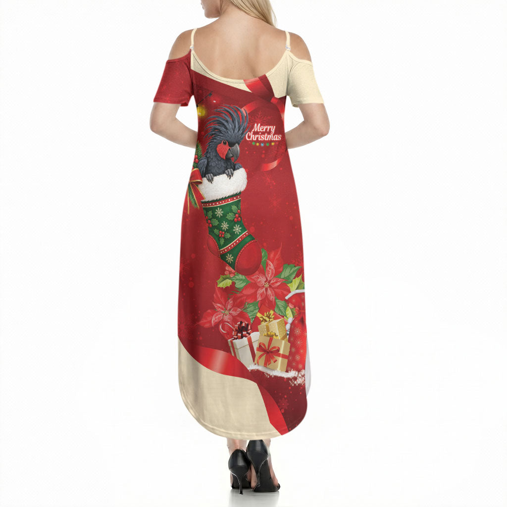 Palm Cockatoo Christmas Australia Summer Maxi Dress Aussie Xmas Sock Coquette Bow