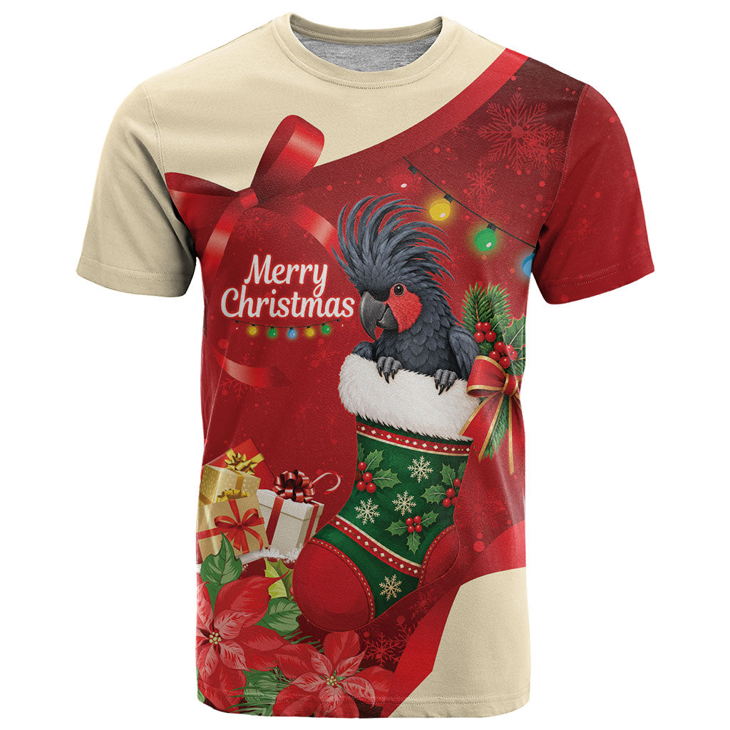 Palm Cockatoo Christmas Australia T Shirt Aussie Xmas Sock Coquette Bow