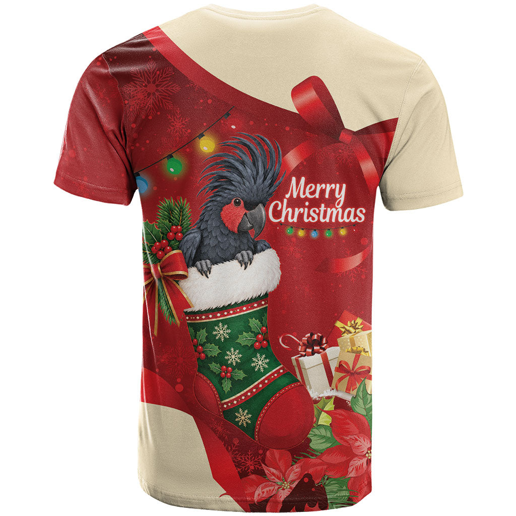 Palm Cockatoo Christmas Australia T Shirt Aussie Xmas Sock Coquette Bow