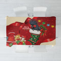 Palm Cockatoo Christmas Australia Tablecloth Aussie Xmas Sock Coquette Bow