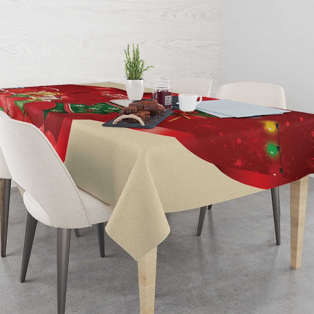 Palm Cockatoo Christmas Australia Tablecloth Aussie Xmas Sock Coquette Bow
