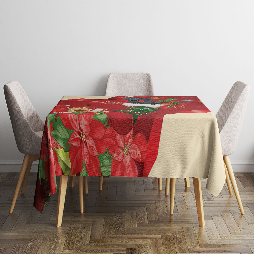 Palm Cockatoo Christmas Australia Tablecloth Aussie Xmas Sock Coquette Bow