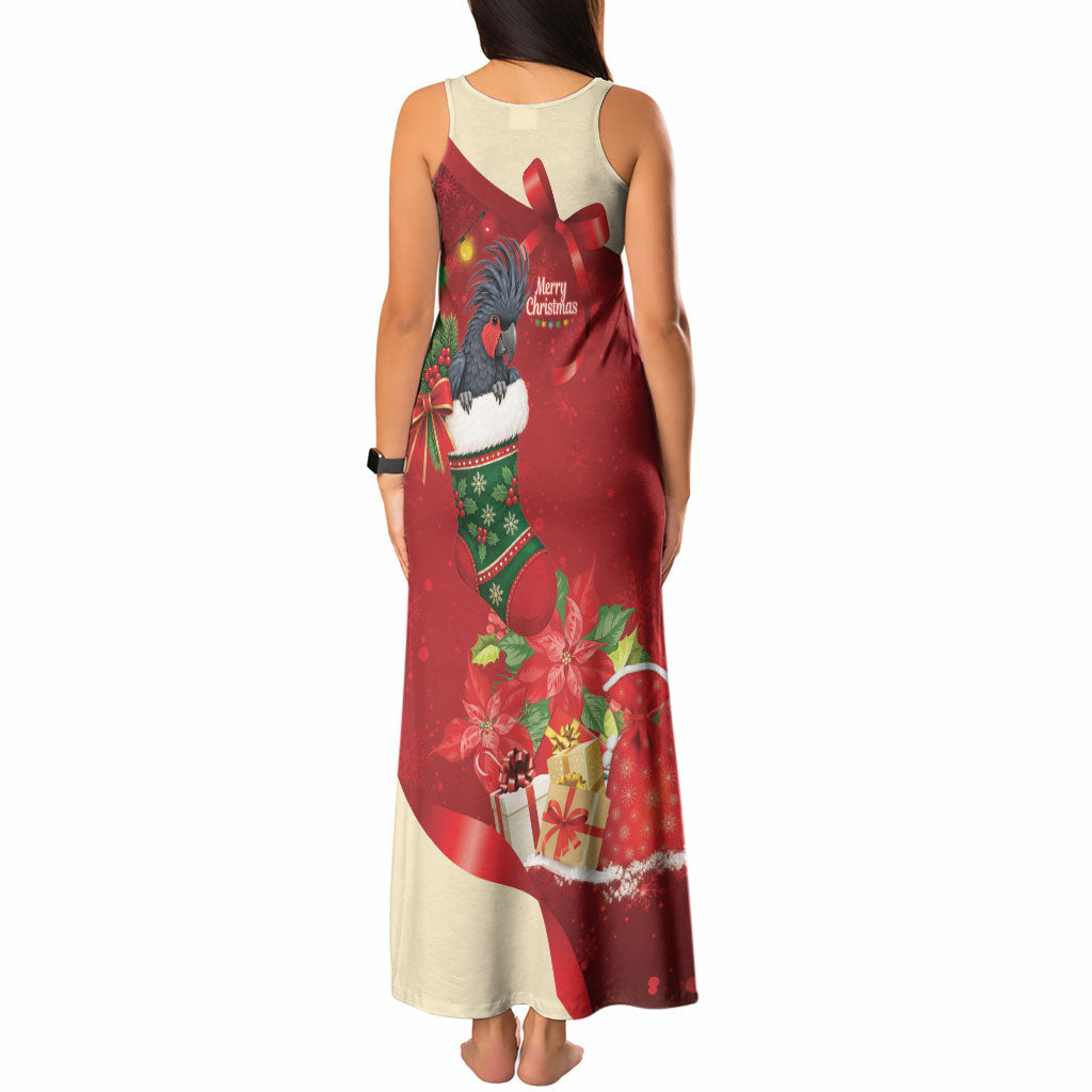 Palm Cockatoo Christmas Australia Tank Maxi Dress Aussie Xmas Sock Coquette Bow