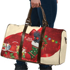 Palm Cockatoo Christmas Australia Travel Bag Aussie Xmas Sock Coquette Bow