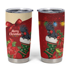 Palm Cockatoo Christmas Australia Tumbler Cup Aussie Xmas Sock Coquette Bow