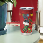 Palm Cockatoo Christmas Australia Tumbler Cup Aussie Xmas Sock Coquette Bow