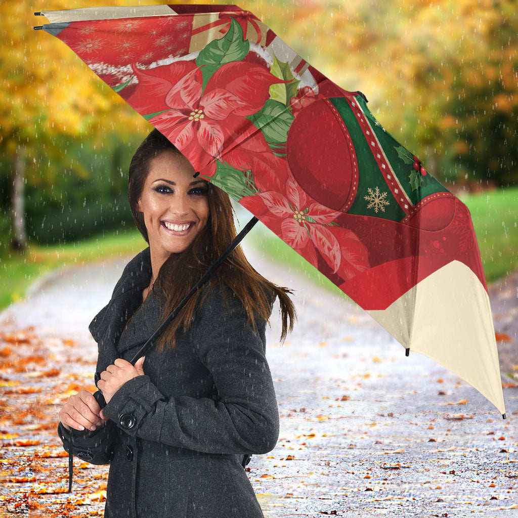 Palm Cockatoo Christmas Australia Umbrella Aussie Xmas Sock Coquette Bow