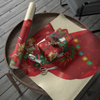 Palm Cockatoo Christmas Australia Wrapping Paper Aussie Xmas Sock Coquette Bow