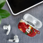 Sulphur-crested Cockatoo Christmas Australia AirPods Case Aussie Xmas Sock Coquette Bow