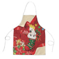 Sulphur-crested Cockatoo Christmas Australia Apron Aussie Xmas Sock Coquette Bow