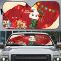 Sulphur-crested Cockatoo Christmas Australia Auto Sun Shade Aussie Xmas Sock Coquette Bow