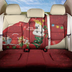Sulphur-crested Cockatoo Christmas Australia Back Car Seat Cover Aussie Xmas Sock Coquette Bow