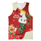 Sulphur-crested Cockatoo Christmas Australia Basketball Jersey Aussie Xmas Sock Coquette Bow