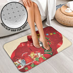 Sulphur-crested Cockatoo Christmas Australia Bathroom Set Aussie Xmas Sock Coquette Bow