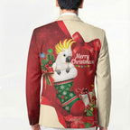 Sulphur-crested Cockatoo Christmas Australia Blazer Aussie Xmas Sock Coquette Bow