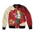 Sulphur-crested Cockatoo Christmas Australia Bomber Jacket Aussie Xmas Sock Coquette Bow