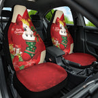 Sulphur-crested Cockatoo Christmas Australia Car Seat Cover Aussie Xmas Sock Coquette Bow