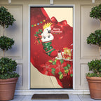 Sulphur-crested Cockatoo Christmas Australia Door Cover Aussie Xmas Sock Coquette Bow