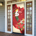 Sulphur-crested Cockatoo Christmas Australia Door Cover Aussie Xmas Sock Coquette Bow