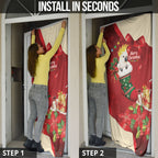 Sulphur-crested Cockatoo Christmas Australia Door Cover Aussie Xmas Sock Coquette Bow