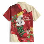 Sulphur-crested Cockatoo Christmas Australia Hawaiian Shirt Aussie Xmas Sock Coquette Bow