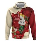 Sulphur-crested Cockatoo Christmas Australia Hoodie Aussie Xmas Sock Coquette Bow