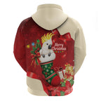 Sulphur-crested Cockatoo Christmas Australia Hoodie Aussie Xmas Sock Coquette Bow