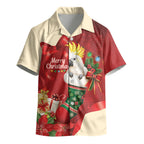 Sulphur-crested Cockatoo Christmas Australia Kid Hawaiian Shirt Aussie Xmas Sock Coquette Bow