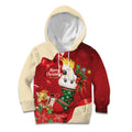 Sulphur-crested Cockatoo Christmas Australia Kid Hoodie Aussie Xmas Sock Coquette Bow