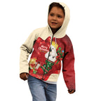 Sulphur-crested Cockatoo Christmas Australia Kid Hoodie Aussie Xmas Sock Coquette Bow