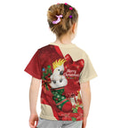 Sulphur-crested Cockatoo Christmas Australia Kid T Shirt Aussie Xmas Sock Coquette Bow