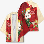 Sulphur-crested Cockatoo Christmas Australia Kimono Aussie Xmas Sock Coquette Bow